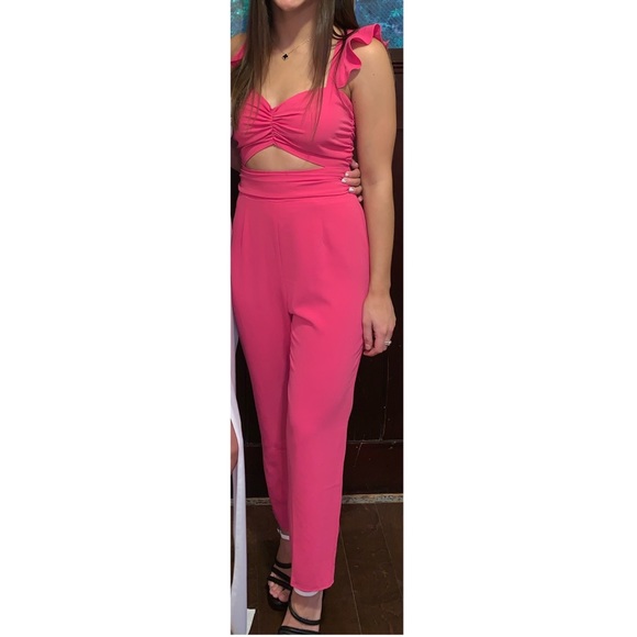 Lovers + Friends Knox Jumpsuit pink small - Picture 3 of 5